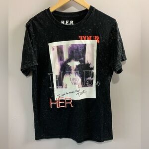 H.E.R. Black Graphic T-Shirt